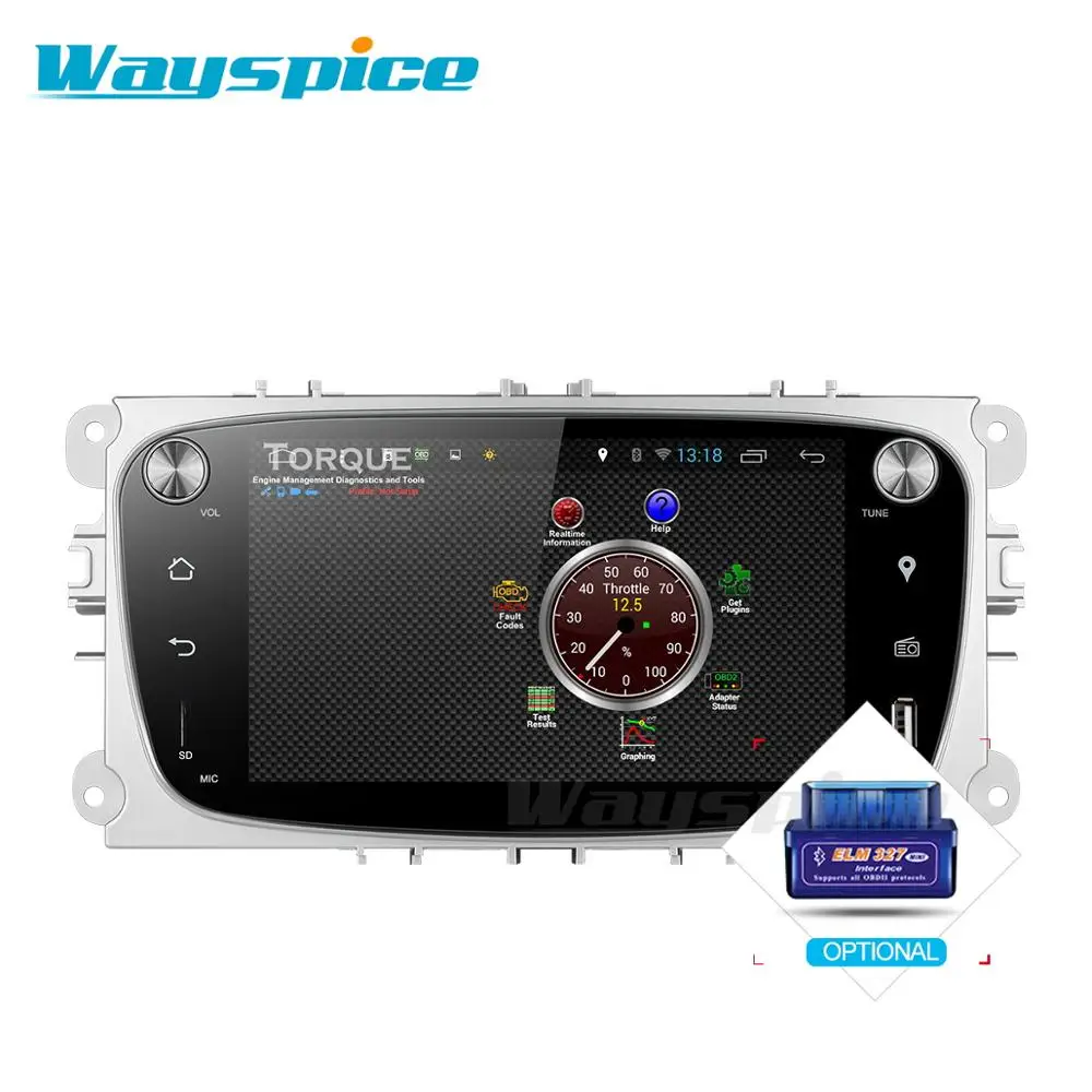 Android 9 0 2din автомобильный DVD Восьмиядерный для Ford Mondeo C-max focus galaxy S-max dvd gps Радио Видео