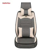 hexinyan universal flax car seat covers for mercedes benz all models gla gle a160 a180 b200 c200 c300 e class s600 ml e220 w124