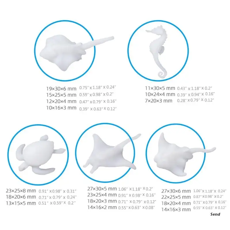 Аксессуары для микро-ландшафтных морских животных орнамент морской лошадь