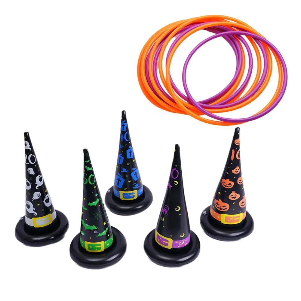 

Halloween Inflatable Magic Hat Shape Loop Tricky Puzzle Children's Novelty Toys Children's Toys
