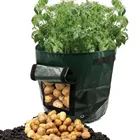 Пакет для выращивания картофеля, посадочный горшок, полиэтиленовый контейнер, пакет, переносной дышащий контейнер для выращивания томатов и овощей, для наблюдения за цветочным горшком, пакет для выращивания #10
