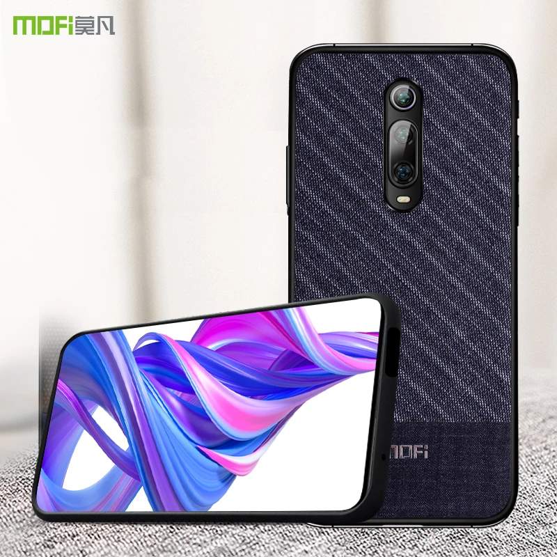 Для Xiaomi Mi9T чехол Mofi для Xiaomi Mi9T Pro чехол задняя крышка костюм ткань джентльмен Redmi K20 Pro для XiaomMi 9T Pro
