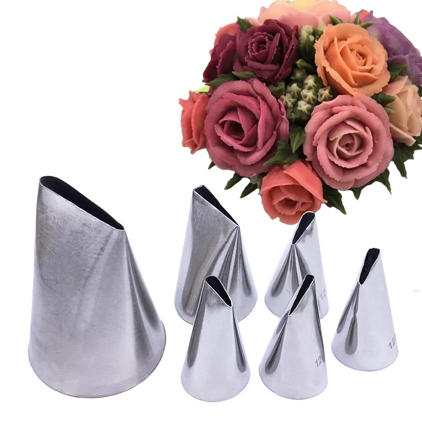 Очень большие 127D розы глазурь окантовка насадки для украшения торта