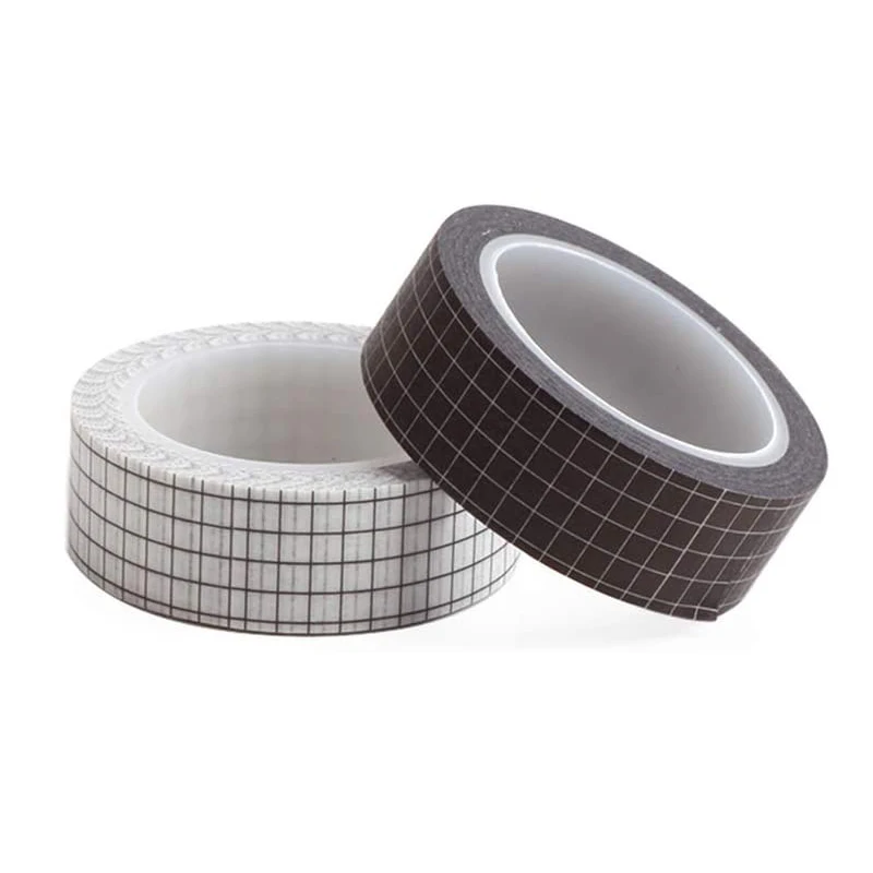 Декоративная клейкая лента в черно-белую клетку 10 метров наклейки с лентами мм |