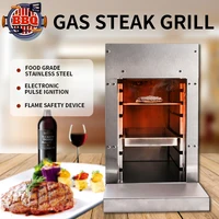 HK-SG001 Commercial Professional Gas Infrared Steak Grill 3500W Outdoor Camping Grill Stainless Steel Grill