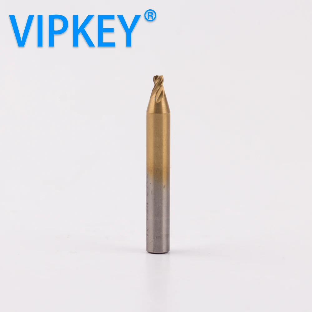 5 шт./лот высококачественные 2 мм HSS титанизированная Концевая фреза фрезерный