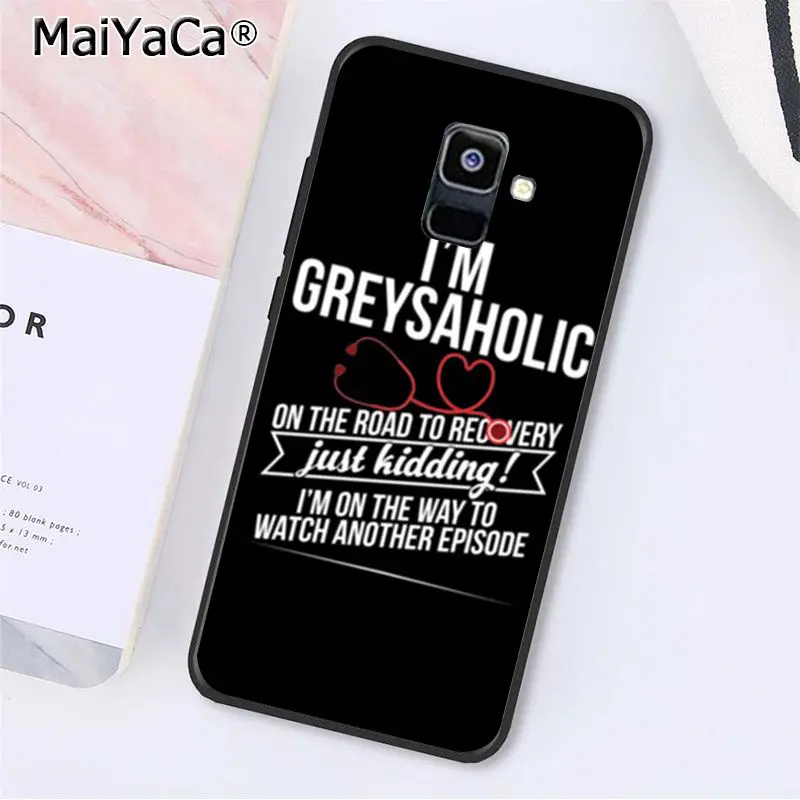 A14 MaiYaCa Американский ТВ Анатомия чехол для телефона для samsung Galaxy A7 A8 A6 плюс A750 A9 A50 A70 A20 A30 A40 - Цвет: A14