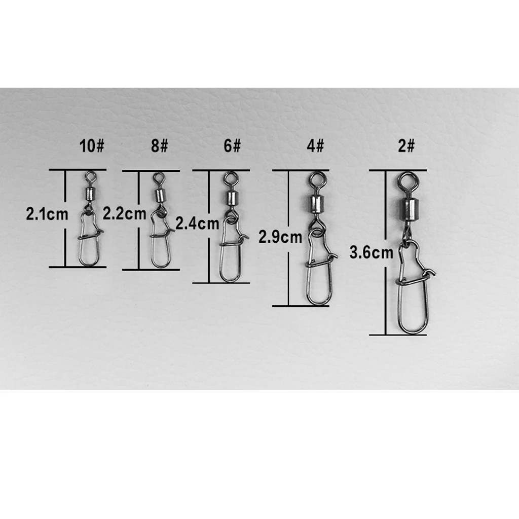 210 шт. шариковый подшипник роликовый поворотный Рыболовный соединитель оснастки