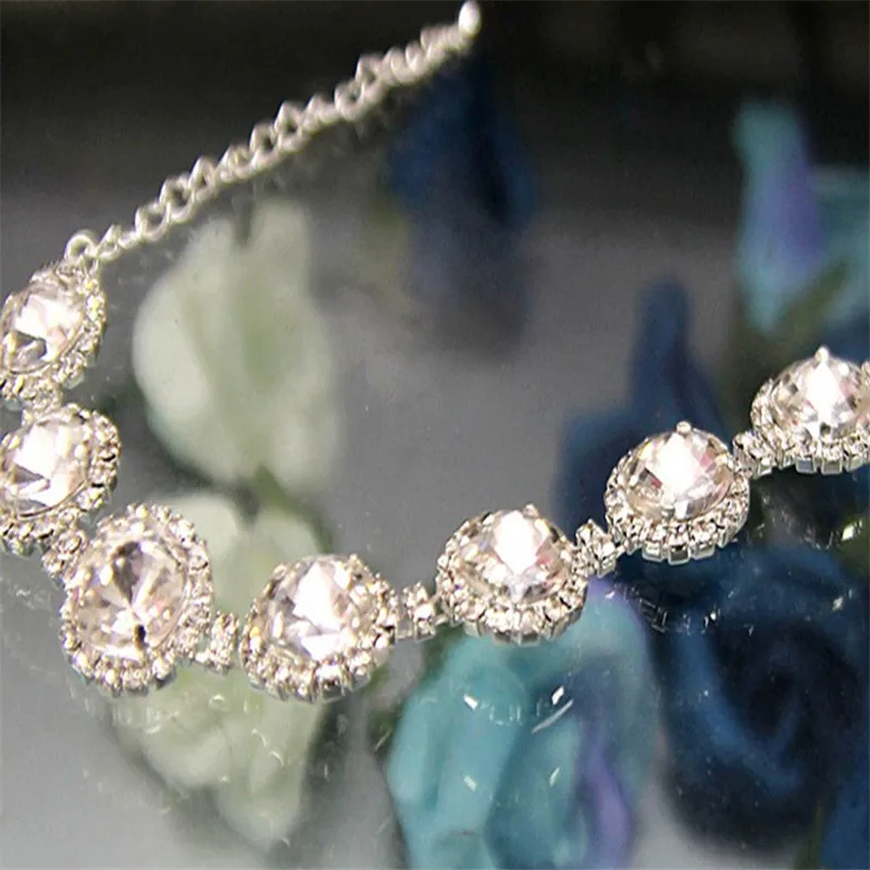 Ошейник для собак Bling Стразы жемчужное ожерелье домашних животных ошейник с