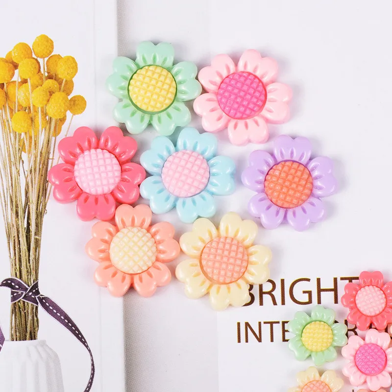 Полимерные подсолнечники Diy клейкие аксессуары глина амулеты полимерная Лима