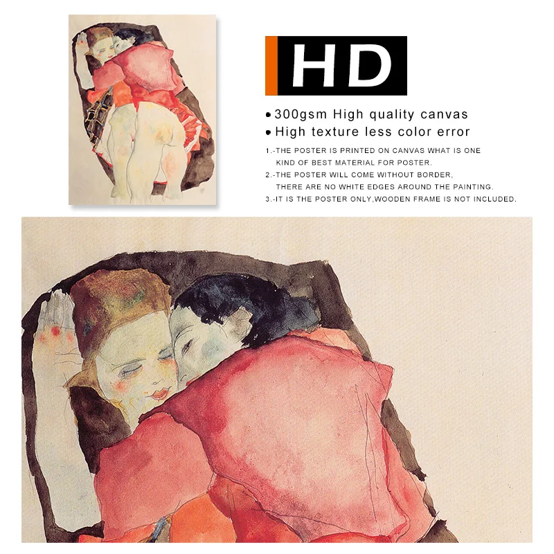 Egon Schiele эскиз плакаты принты картины на холсте стены искусства для гостиной Декор