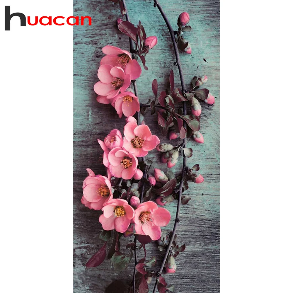 

Huacan 5D DIY Diamond Painting Full Square Flower Diamond Embroidery Decoration Home Art Kits Sale