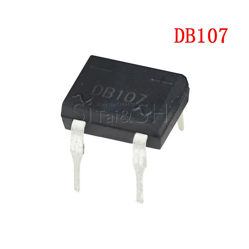 Мостовые выпрямители DB107 DIP 1207 DIP4, 1000 В, 1 А, новые и оригинальные IC, 20 шт.