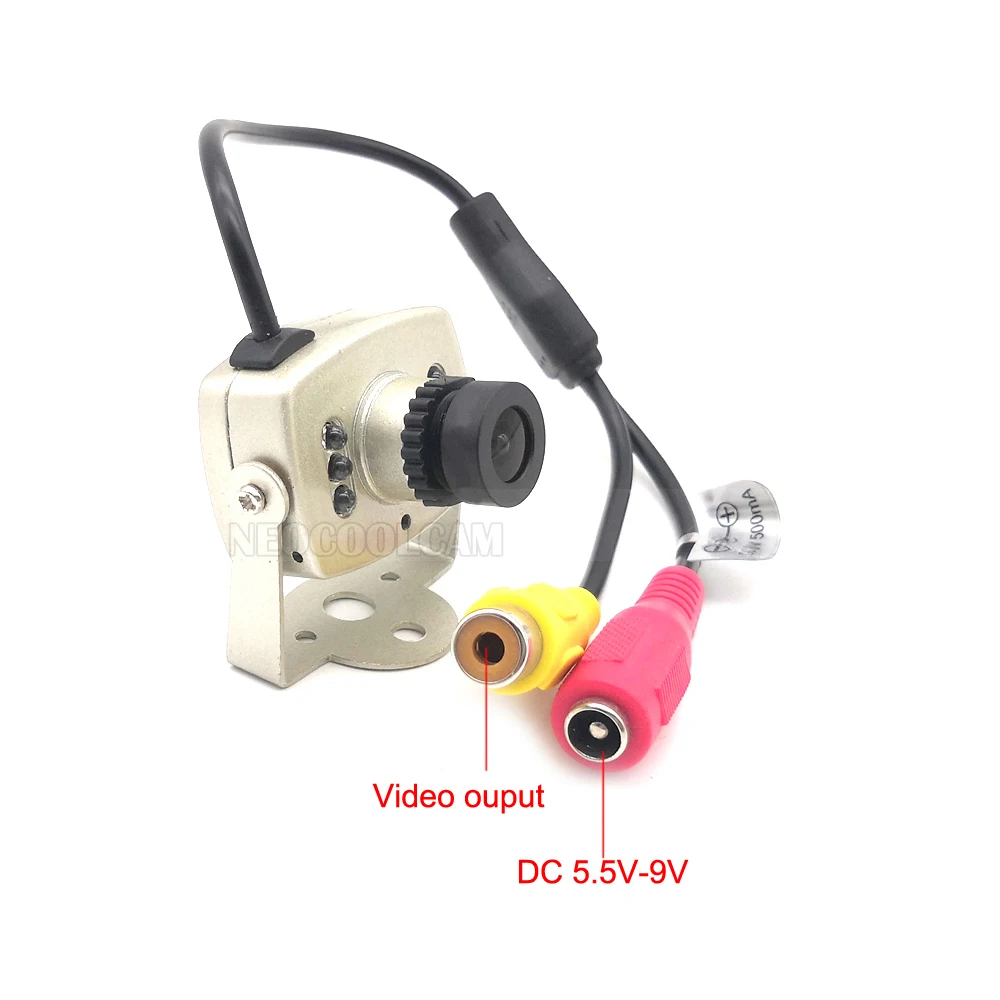 HD 700TVL CMOS цветная маленькая металлическая аналоговая мини-камера 850нм
