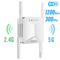 5g 2 4ghz wifi repeater wireless wifi extender 300m 1200mbps wi fi amplifier long range wifi signal booster 2 4g wifi repeater