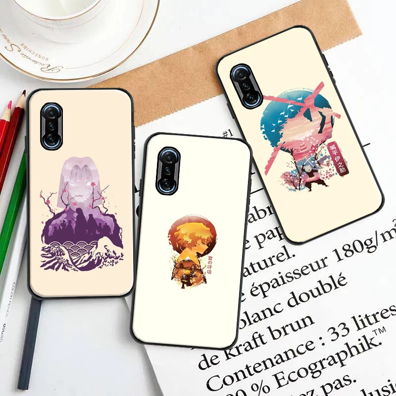 

Anime Demon Slayer Phone Case For Samsung Galaxy A72 A52 A51 A71 A42 A32 4G 5G A41 A31 A21S A11 Funda Coque Carcasa Cases Back