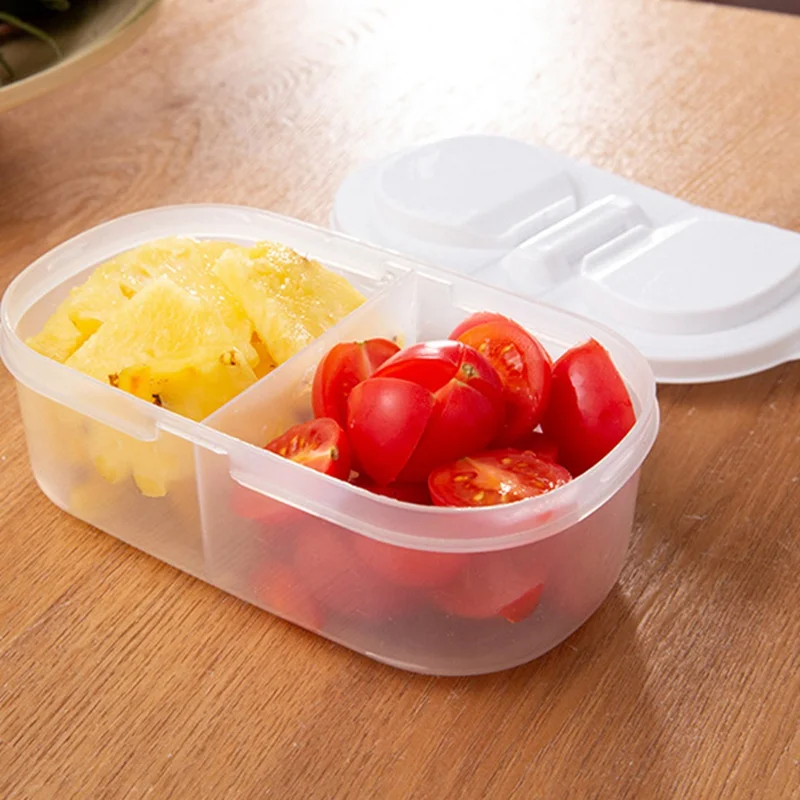

New Kitchen Sealed Storage Box Crisper Grains Food Storage Tank Dry Cereals Cans Containers Organizer Refrigerator Seal Boxes S