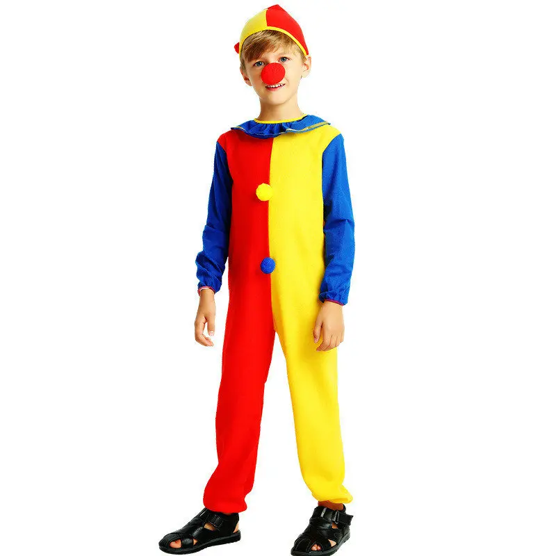 

Party Costumes Halloween Makeup Stage Performance Costumes Children Clowns Costumes New Year Clothes School Student Performance