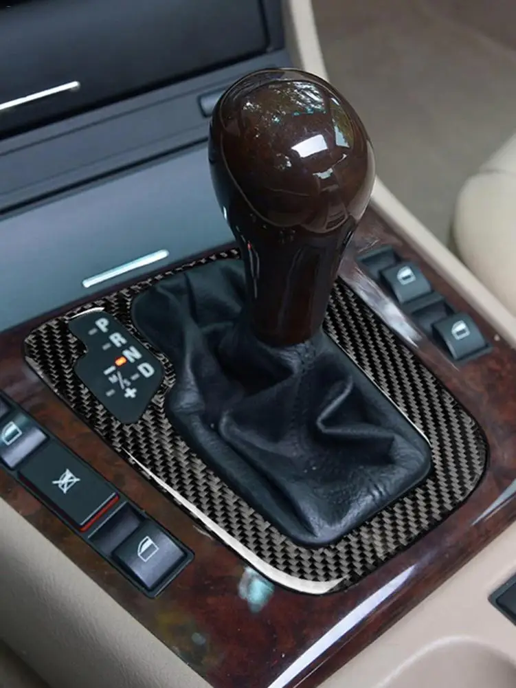 Интерьер из углеродного волокна для BMW E46 3 серии 1998-2005 ручка переключения передач