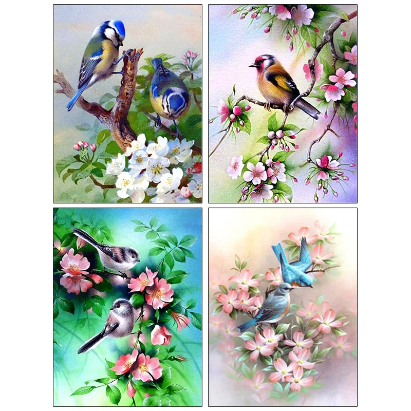 

AMPHIBOLE DIY 5D Diamond Painting Animal Bird Diamond Embroidery Full Drill Square Picture Of Rhinestones Home Decoration