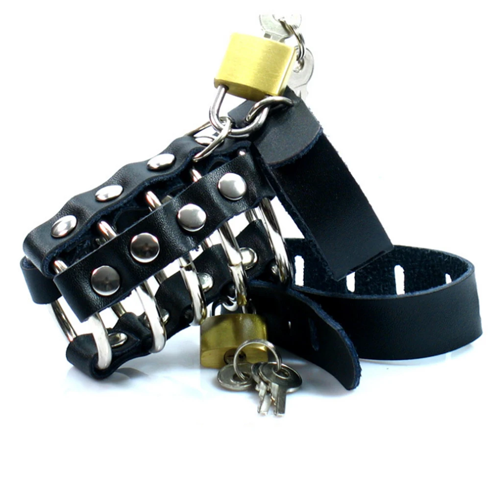 Мужские Кожаные Кольца для пениса Manyjoy кожаный пенис и мяч Растяжитель бандаж