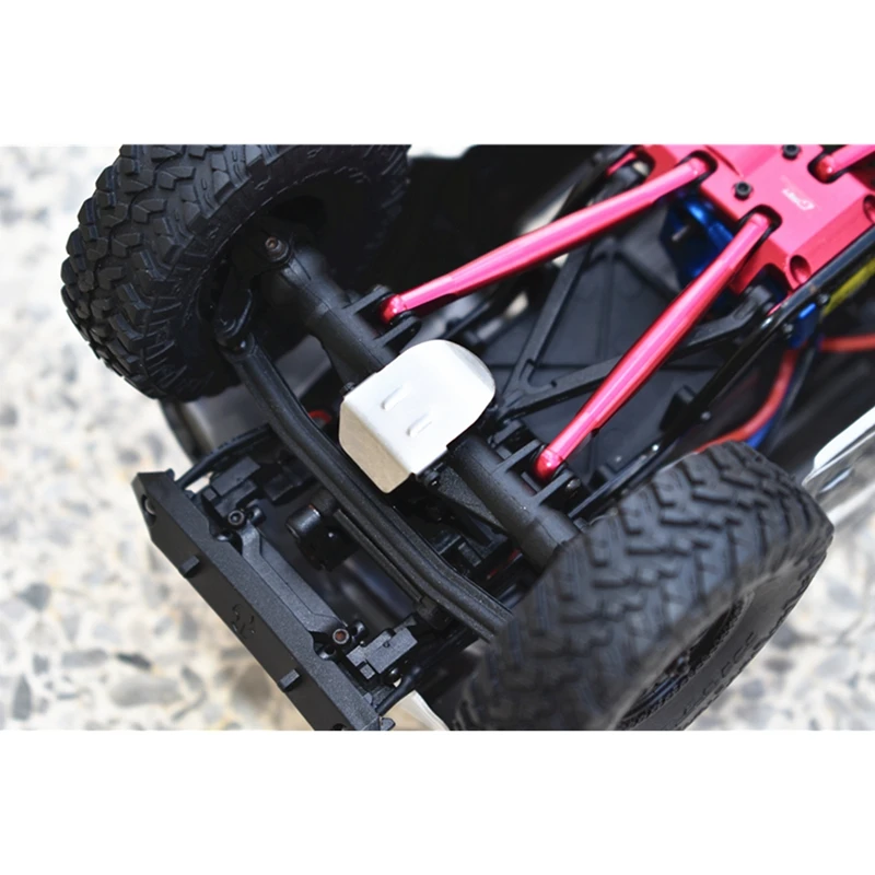 Защита оси коробки передач из нержавеющей стали для 1/24 RC Crawler Axial SCX24 AXI90081 AXI00002