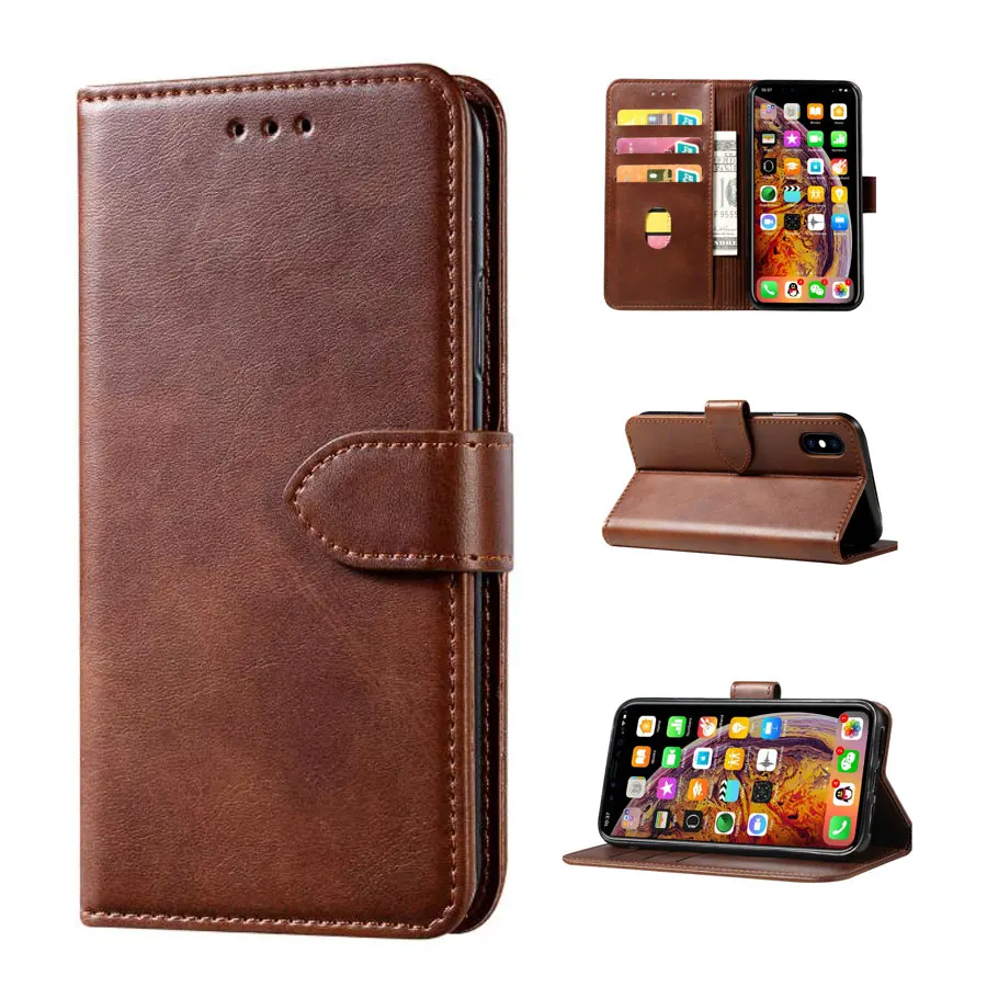 

Luxury Full Cover Wallet Leather Case For iPhone 6S 6 7 8 Plus Leather Flip Case For iPhone X XS 11 Pro Max XR Coque Funda