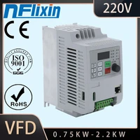 220v 0 75kw mini vfd variable frequency drive converter for motor speed control frequency inverter
