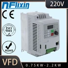 2.2KW-4kw 220 В частотно-регулируемым приводом однофазный вход 220V и 3 фазы Выход 220v преобразователь частотырегулируемый СкоростьПаркер регулятор скорости инвертор частоты
