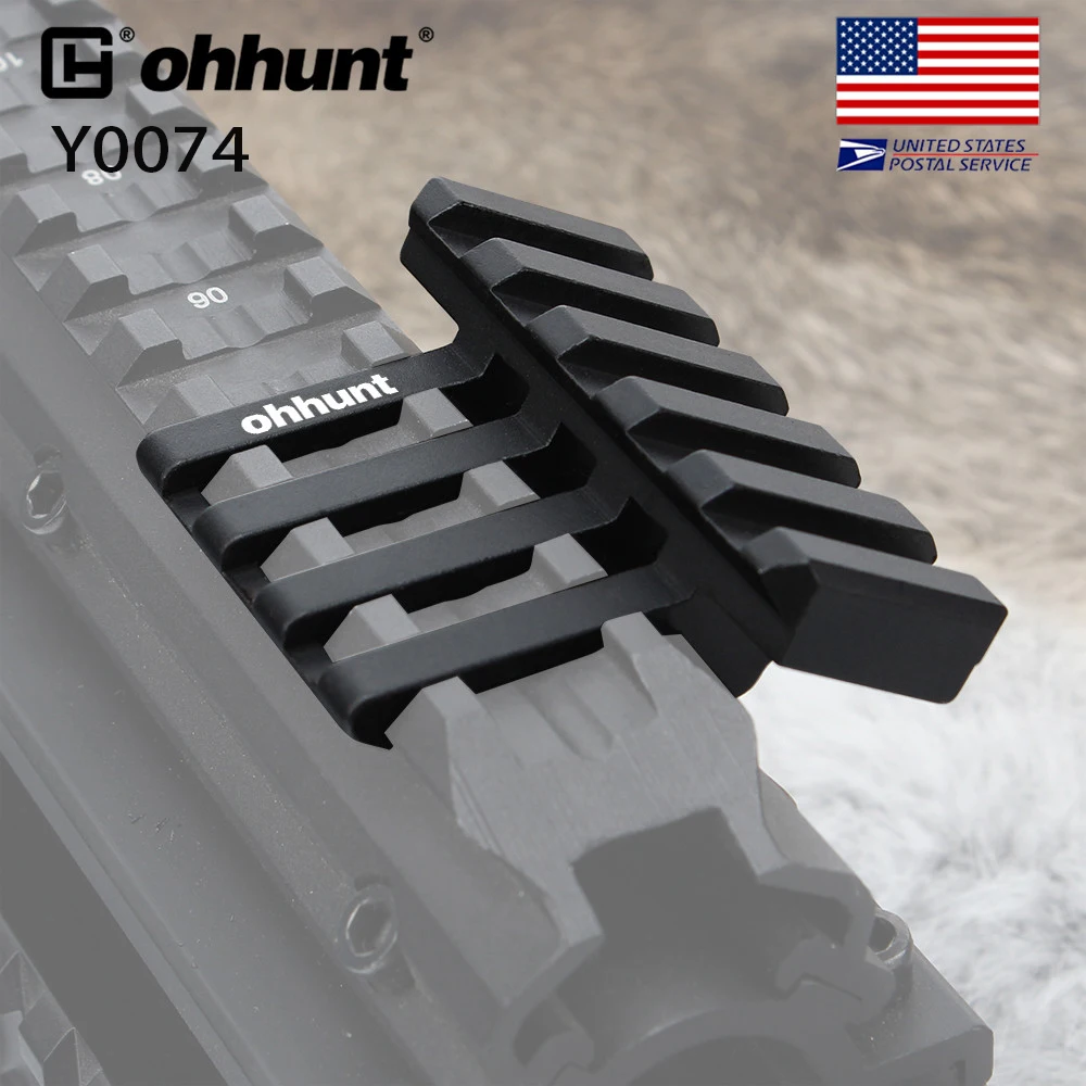 

SHIP FROM USA ohhunt Low Profile 5 Slot 30 Degree Offset Picatinny Weaver Rail Scope Mount