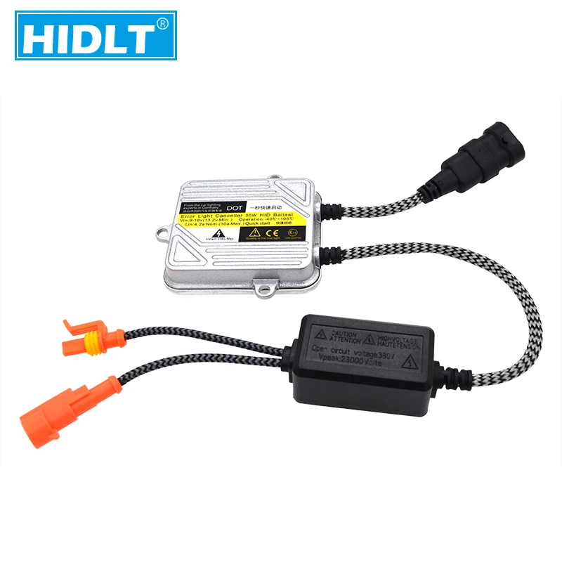 HIDLT 2 шт. DC 55 Вт Xenon HID сменный балласт Быстрый старт тонкие блоки зажигания 12 в