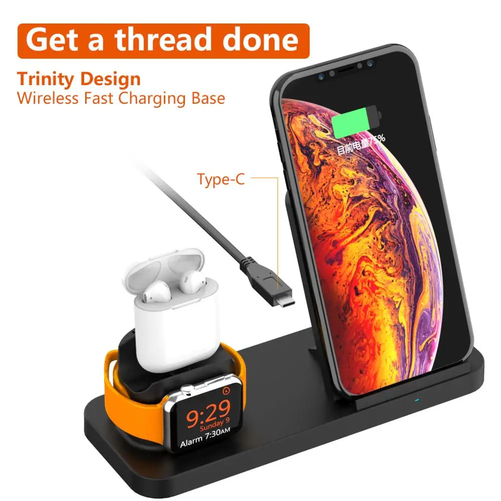 UTHAI новинка беспроводное зарядное устройство Подставка для зарядки с