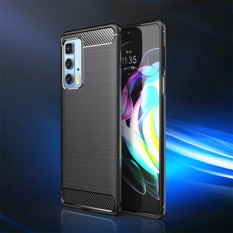 

For Motorola Edge S Pro Case Carbon Fiber Shockproof Silicone Soft Cover For Motorola Edge S Pro Case for Motorola Edge S Pro