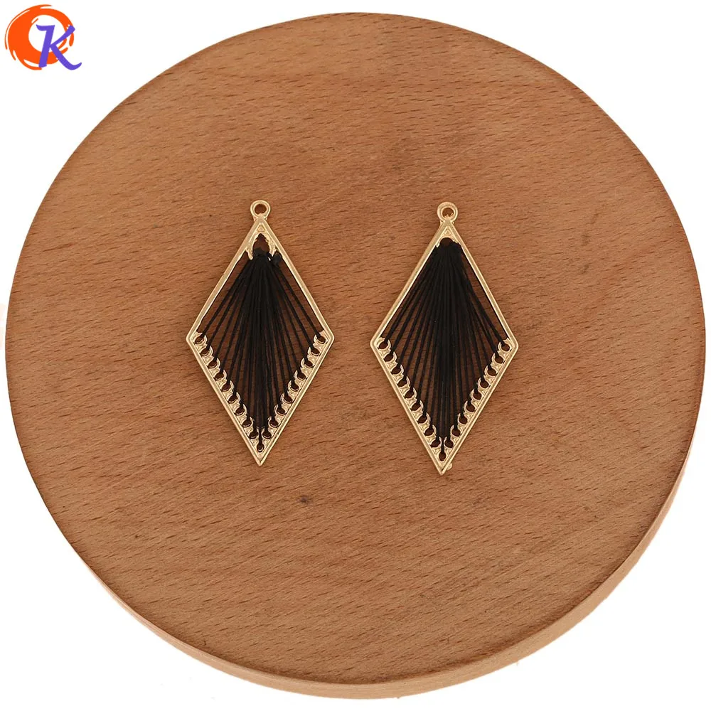 

Cordial Design 50Pcs 21*39MM Jewelry Accessories/DIY Making/Jewelry Making/Hand Made/Rhombus Shape/Earring Findings/Charms