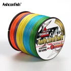 8-цветные японские плетеные лески, 500 м, оптовая продажа, рыболовные снасти, сверхпрочные морские рыболовные инструменты, лески, шнуры 6-300LB