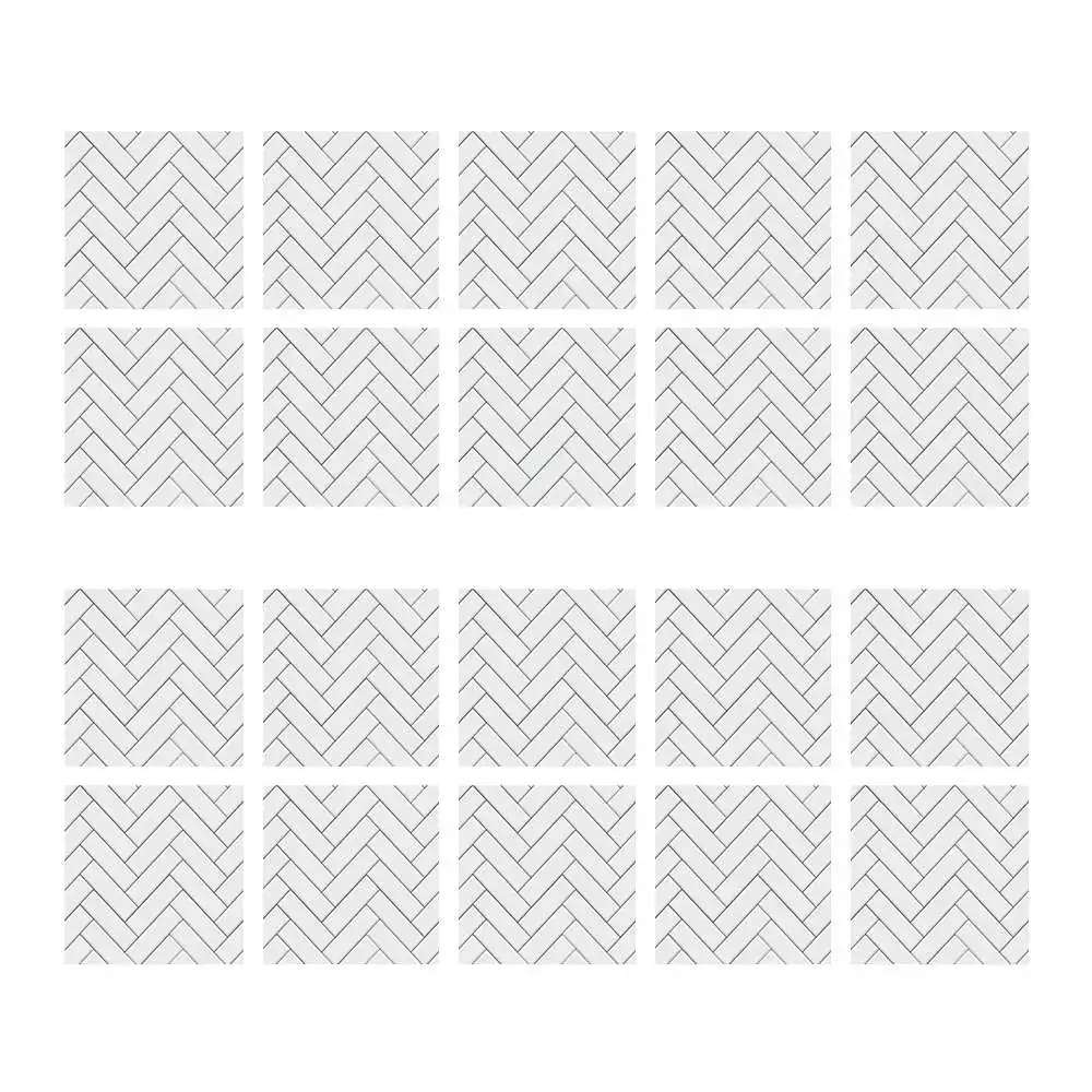 20 шт. скандинавские современные минималистичные стильные белые наклейки на