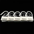 Одноразовые пластиковые блокировочные карты для мужской фотоблокировки фитинг 5 различных чисел брелоков