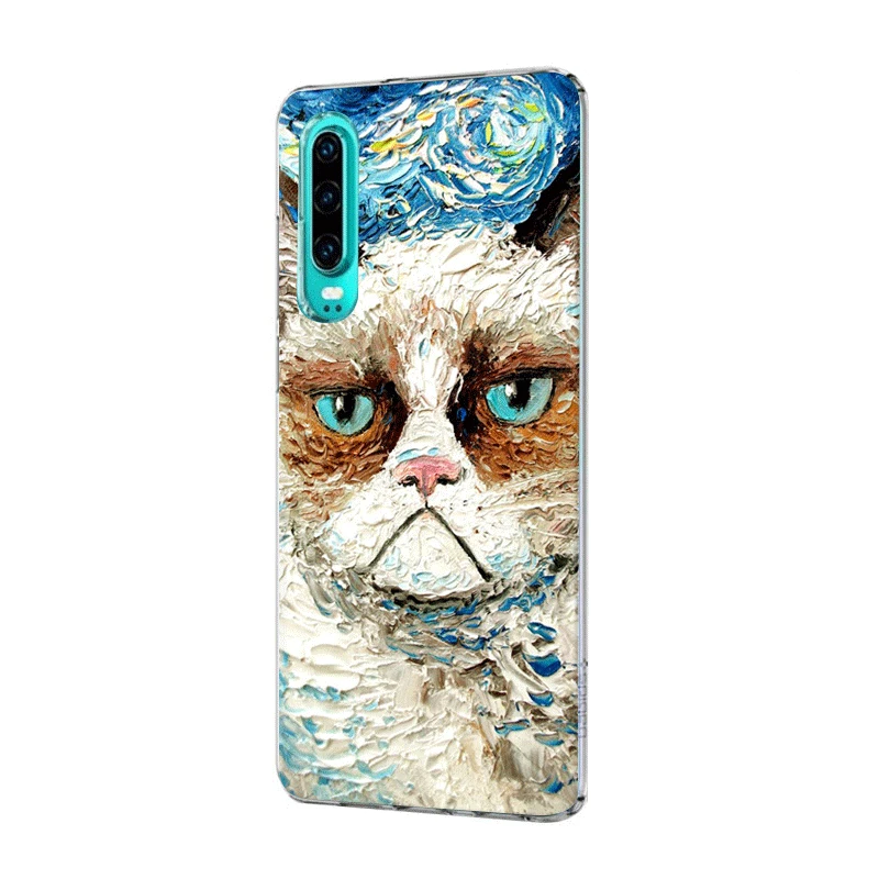 Mobile Phone Case For Huawei P30 P20 P10 P9 P8 P Sart Z Lite Pro Hard Cover Munch Van Gogh | Мобильные телефоны и