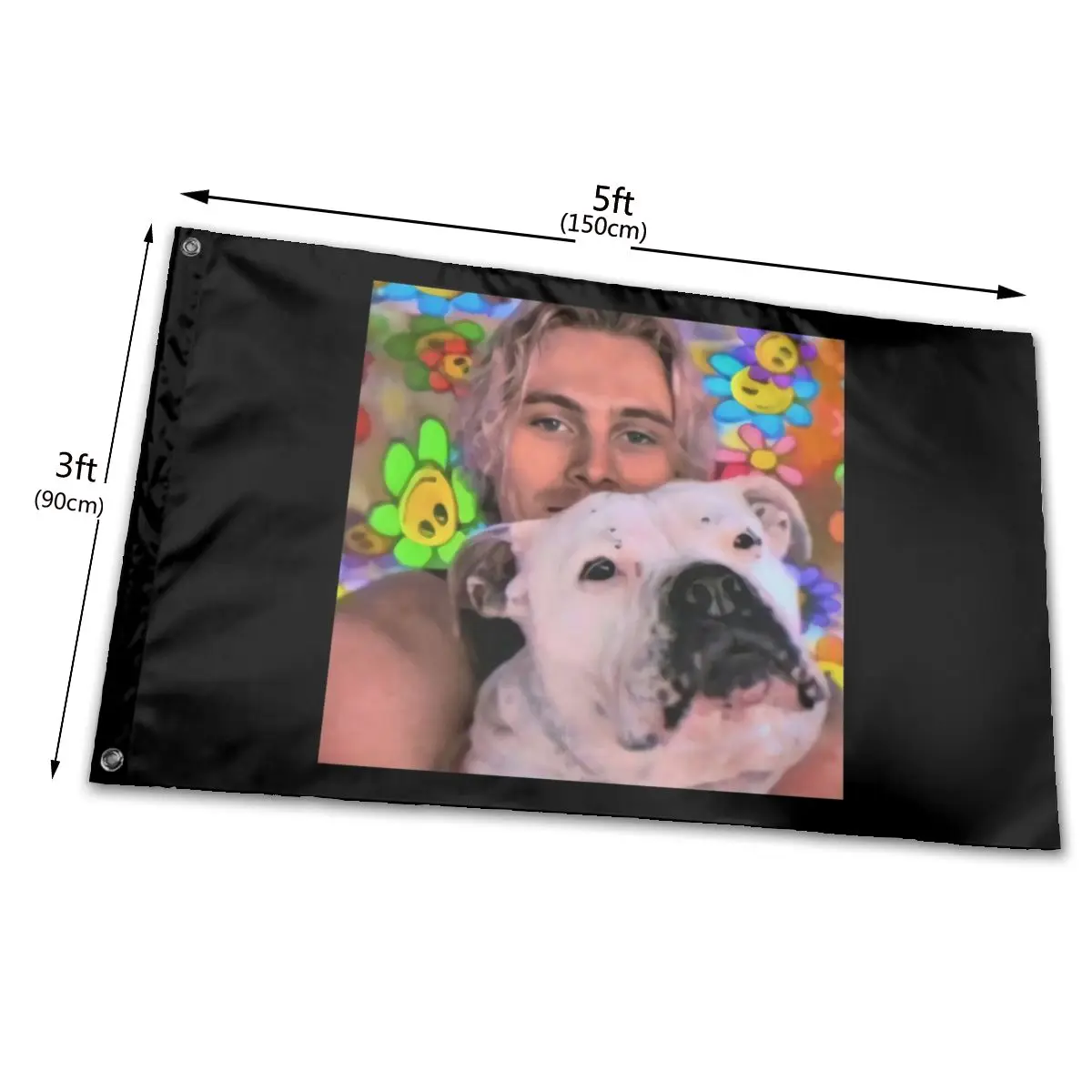 5 секунд лета люк Хеммингс дикий цветок черный Майкл Клиффорд 5Sos флаг|Флаги