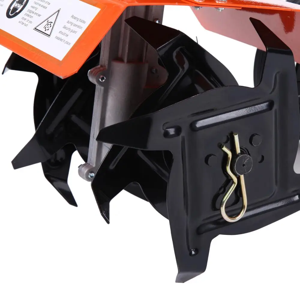 Бензиновый садовый мини культиватор 2 тактный двигателя 52cc Rotavator почва