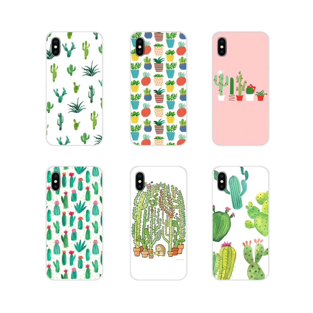 Аксессуары для телефонов с изображением кактуса и цветов чехлы Samsung A10 A30 A40 A50 A60 A70