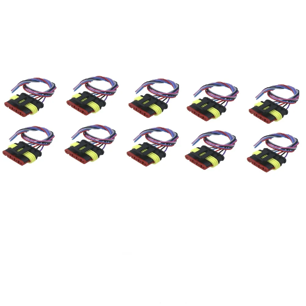

10pcs MAP Plug CCT-5 Superseal 5pin Pigtail Adapter