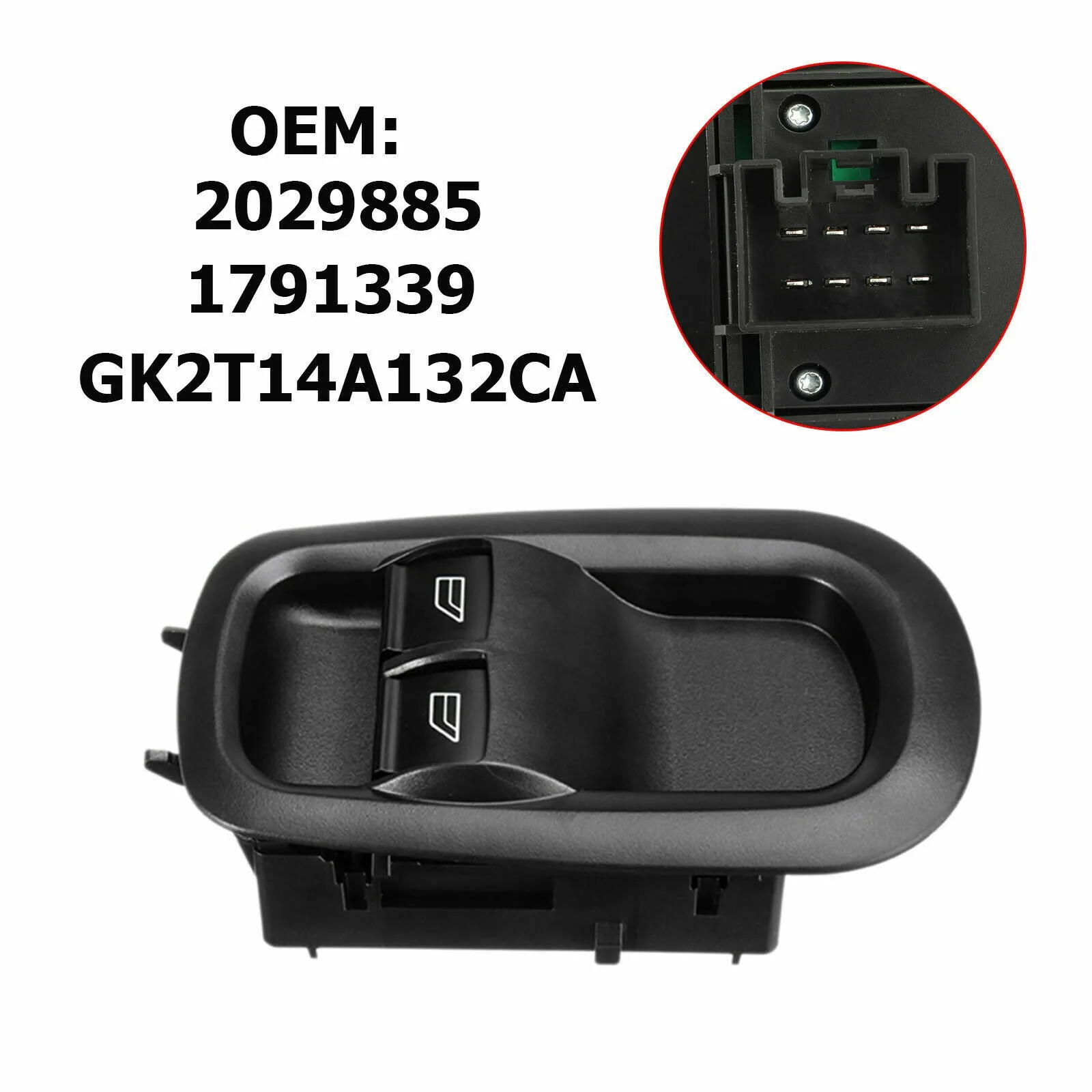 

1791339 Door Double Switch 1PC For Ford Transit V-362 MK8 Custom 2014+ 2029885 Car