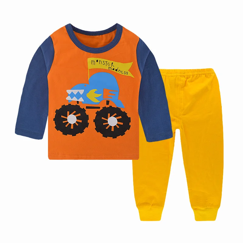

ZWF1452 New Kids Clothing Sets New Children's Boys Suits Spring and Autumn Boy Clothes Children's Sports Sweater Boys 2 PCS Sets