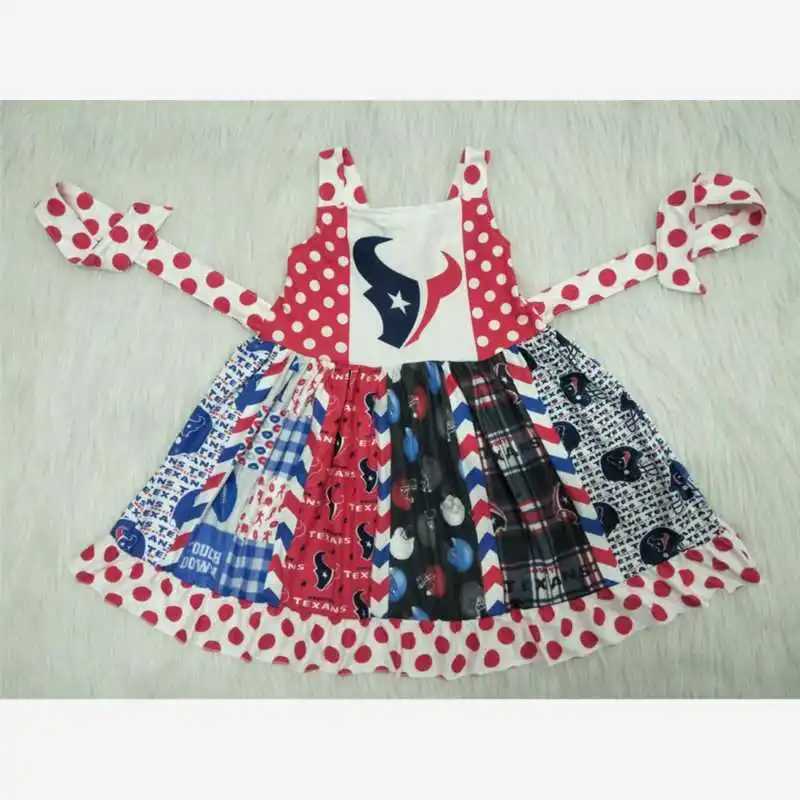 

2021 New Baby Girls Clothes Sleeveless Dress Cow Print for Teens Kids Wear