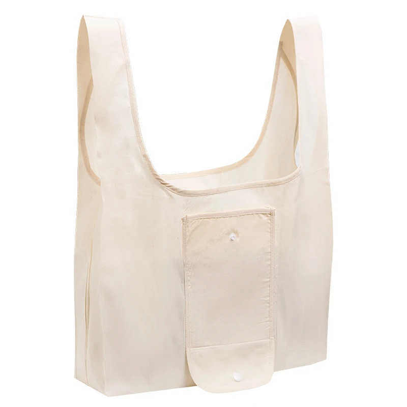 2024 эко-хлопковая сумка для покупок складная посылка женская и мужская