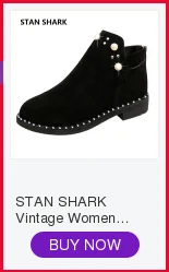 STAN SHARK/женские осенне-зимние ботильоны из флока повседневные однотонные ботинки без шнуровки с круглым носком на квадратном каблуке 4 см; цвет черный, верблюжий; Размеры 35-41