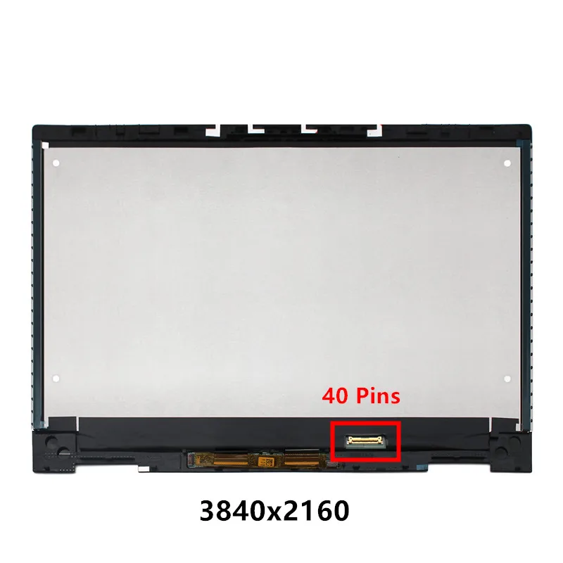 ЖК-экран с сенсорным дигитайзером для hp ENVY 13-ag0004nf 13-ag0010nf 13-ag0011nf 13-ag0012nf 13-ag0013nf 13-ag0999nf - Цвет: 3840x2160 40 Pins