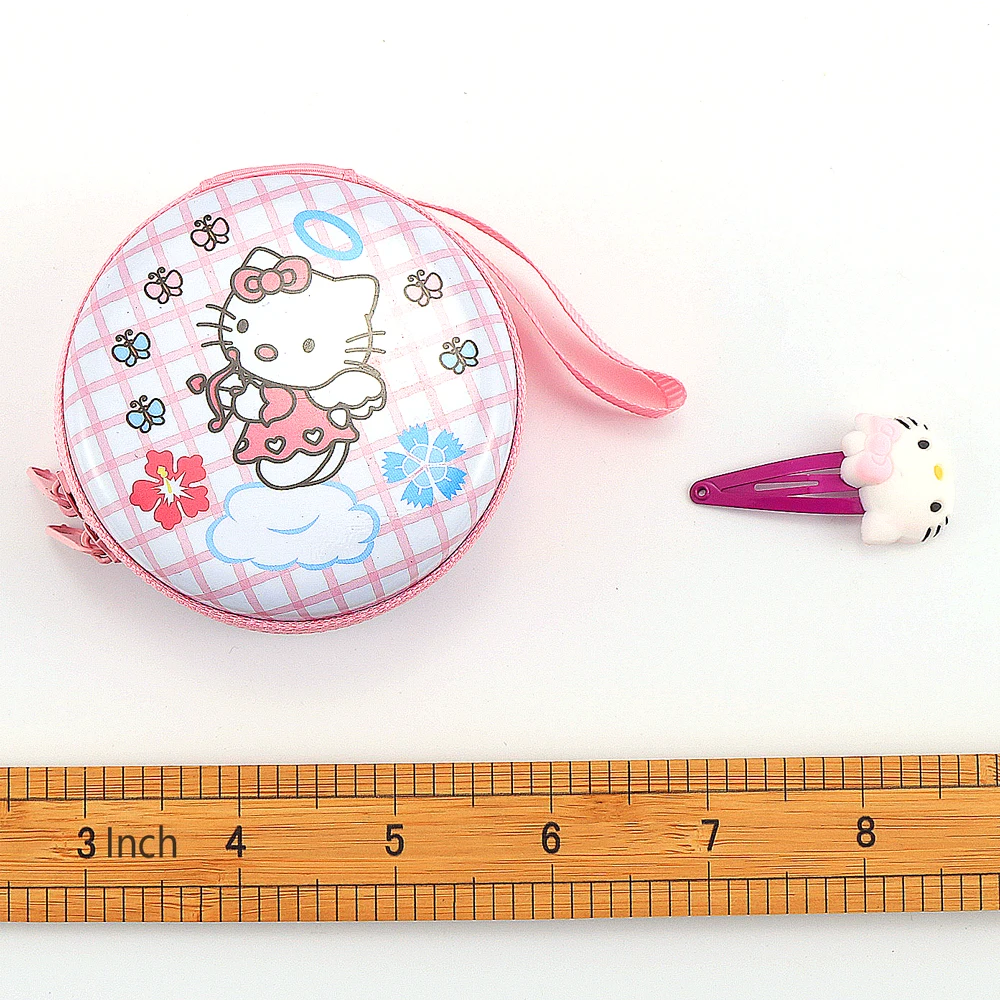 На возраст от 4 до 10 лет шт./компл. милый рисунок «Hello Kitty» набор аксессуаров для волос для девочек Заколки для волос резинки для волос в верхней части коробка для хранения подарок на день рождения для детей Лидер продаж