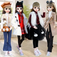 60cm fashion girl doll toy decoration 22 moveable jointed diy dress up large version princess doll set dummy model girl gift